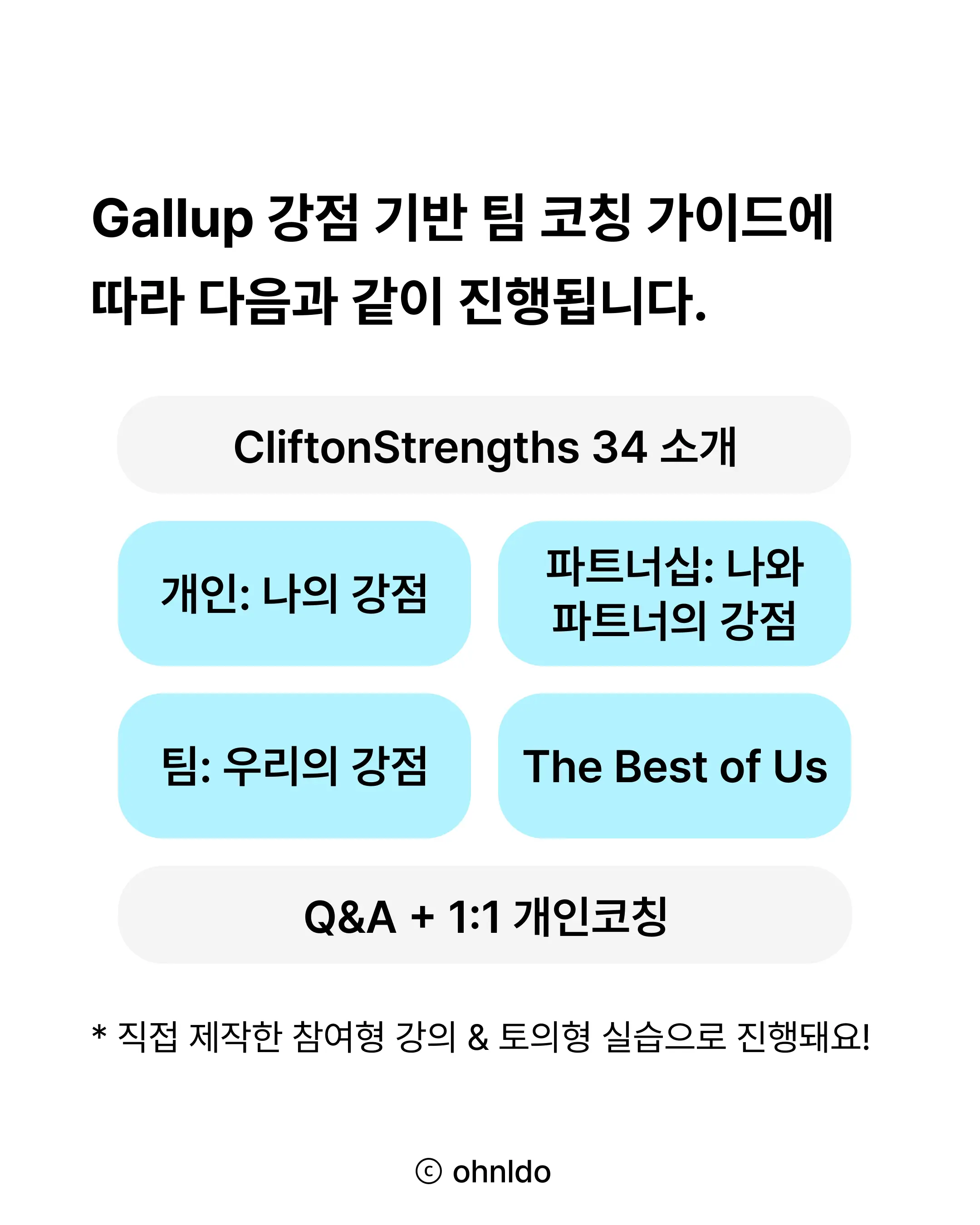 오늘도 강점 코칭 소개 6